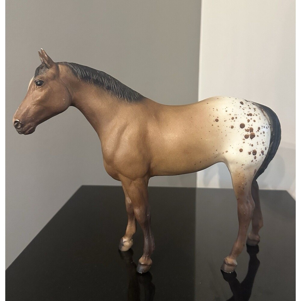 Breyer Traditional Sandy Bay Appaloosa Quarter Horse Yearling #103 Vtg Cm